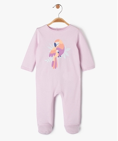 pyjama dors-bien en coton avec motif paillete bebe fille violetJ863401_1