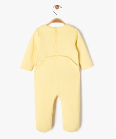 pyjama dors-bien avec motif exotique bebe garcon jauneJ864101_3