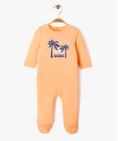 pyjama dors-bien avec motif exotique bebe garcon orangeJ864201_1