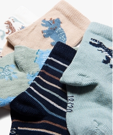 chaussettes a motifs dinosaures bebe (lot de 5) bleu standardJ869201_2