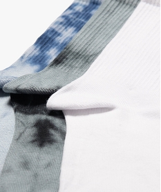 chaussettes motif tie and dye garcon (lot de 3) noir standardJ871801_2