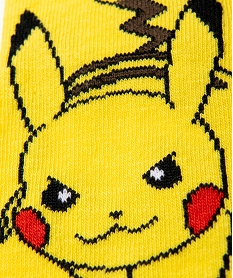 chaussettes a motifs garcon (lot de 3) - pokemon jaune standardJ872101_2