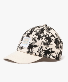 GEMO Casquette à motif palmier avec écusson Miami garçon Violet