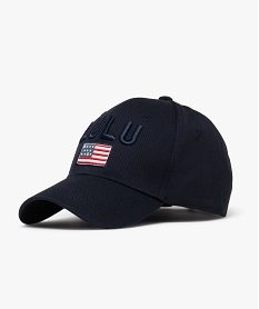 GEMO Casquette avec motif inscription et drapeau brodés femme - LuluCastagnette bleunavy