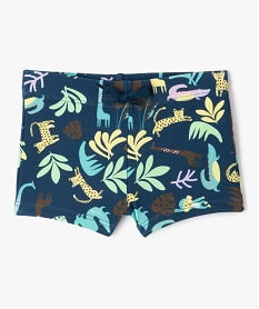 maillot de bain a motifs animaux de la jungle bebe garcon bleuJ879101_1