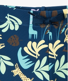 maillot de bain a motifs animaux de la jungle bebe garcon bleuJ879101_2