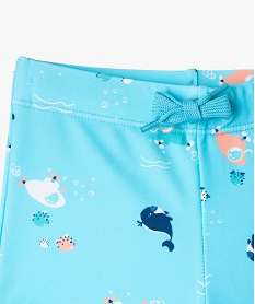 maillot de bain a motifs marins bebe garcon bleuJ879201_2