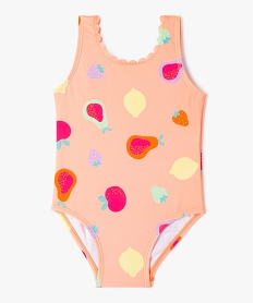 maillot de bain une piece a motifs fruits bebe fille roseJ879701_1