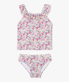 maillot de bain 2 pieces a motifs fleuris bebe fille roseJ880001_1