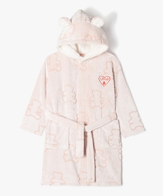 GEMO Robe de chambre en maille peluche fille - LuluCastagnette rose standard