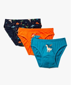 slips avec motifs dinosaures garcon (lot de 3) multicoloreJ885701_1