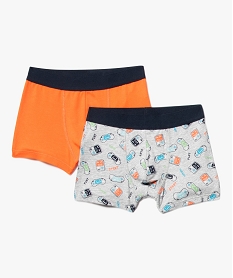 boxers assortis motif jeu video garcon (lot de 2) orangeJ885801_1