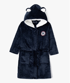 GEMO Robe de chambre en velours avec capuche garçon - LuluCastagnette navy