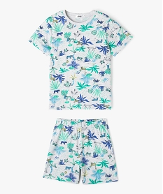 GEMO Pyjashort à motifs de la jungle garçon Imprimé