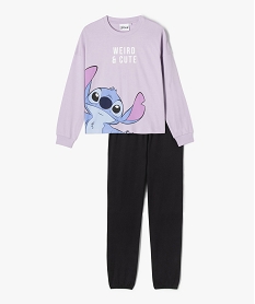 GEMO Pyjama léger avec motif Stitch fille - Disney violet standard