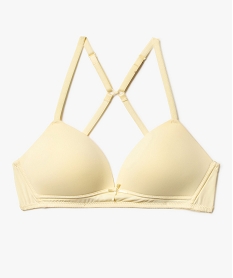 GEMO Soutien-gorge avec bonnets paddés et bretelles multipositions fille jaune vif