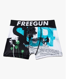 boxer en microfibre motif surf garcon - freegun multicoloreJ896001_1