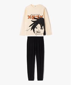 GEMO Pyjama en coton avec motif manga garçon Beige