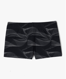 maillot de bain boxer a motifs pois garcon noirJ898501_1