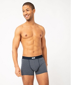 boxer homme en coton stretch extensible (lot de 2) bleuJ901501_1