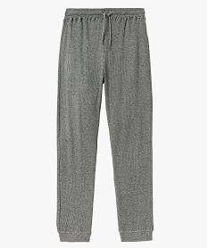pantalon de pyjama en maille nid d’abeille homme gris pyjamas et peignoirsJ904901_4