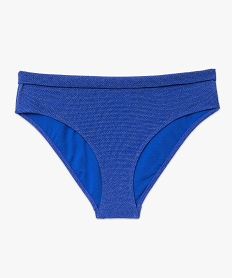 bas de maillot de bain femme paillete forme culotte taille haute bleuJ910801_4