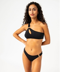 haut de maillot de bain forme brassiere asymetrique femme noir haut de maillots de bainJ913001_3