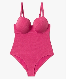 maillot de bain une piece scintillant femme grande taille rose maillots de bain 1 pieceJ917601_4