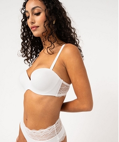 soutien-gorge bandeau avec bretelles amovibles blancJ919101_1