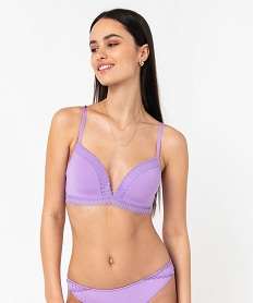 GEMO Soutien-gorge triangle moulé sans armatures Violet