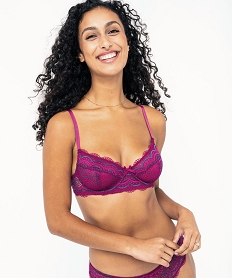 soutien-gorge forme corbeille en dentelle femme violet soutien gorge avec armaturesJ929501_1