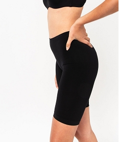 GEMO Boxer long en microfibre femme Noir