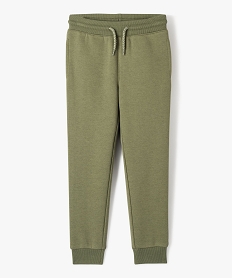 GEMO Pantalon de jogging avec intérieur molletonné garçon Vert