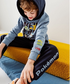 GEMO Pantalon de jogging bicolore garçon - Pokemon bleu standard