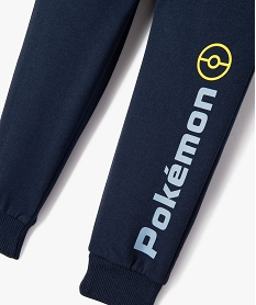 pantalon de jogging bicolore garcon - pokemon bleu pantalonsJ936101_3
