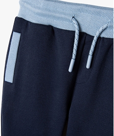 pantalon de jogging bicolore garcon - pokemon bleu pantalonsJ936101_4