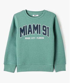 KABA2 BLANC SWEAT VERT