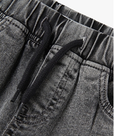 jean regular avec taille elastique garcon gris jeansJ940001_3
