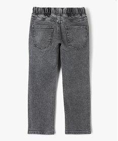 jean regular avec taille elastique garcon gris jeansJ940001_4
