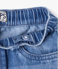jean cargo a taille elastique imprime garcon - camps united gris jeansJ940301_2