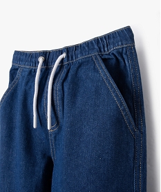 jean confortable a taille elastique garcon grisJ940501_4