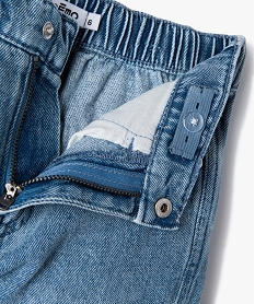 jean cargo delave a taille elastiquee reglable garcon gris jeansJ940901_4