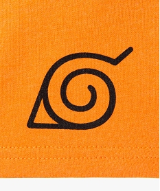 bermuda en molleton a motif garcon - naruto orangeJ947001_3