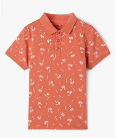 TOILE MARINE POLO ORANGE