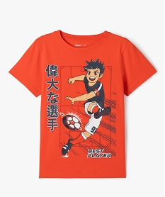 GEMO Tee-shirt à manches courtes avec motif streetwear garçon Orange