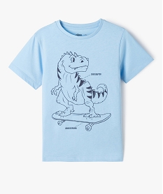 GEMO Tee-shirt à manches courtes avec motif animalier garçon bleu standard