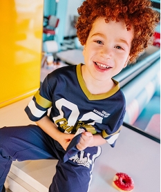 GEMO Tee-shirt manches courtes look maillot de sport garçon - Camps United navy