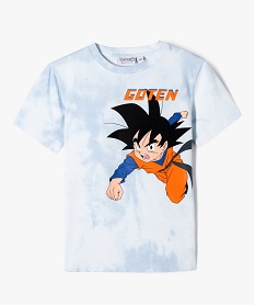 GEMO Tee-shirt manches courtes imprimé recto verso garçon - Dragon Ball Super bleu standard