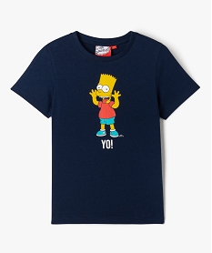 GEMO Tee-shirt manches courtes imprimé Bart garçon - The Simpsons navy