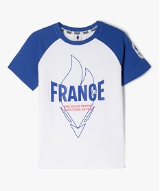 GEMO Tee-shirt manches courtes enfant - Équipe de France Olympique blanc standard
